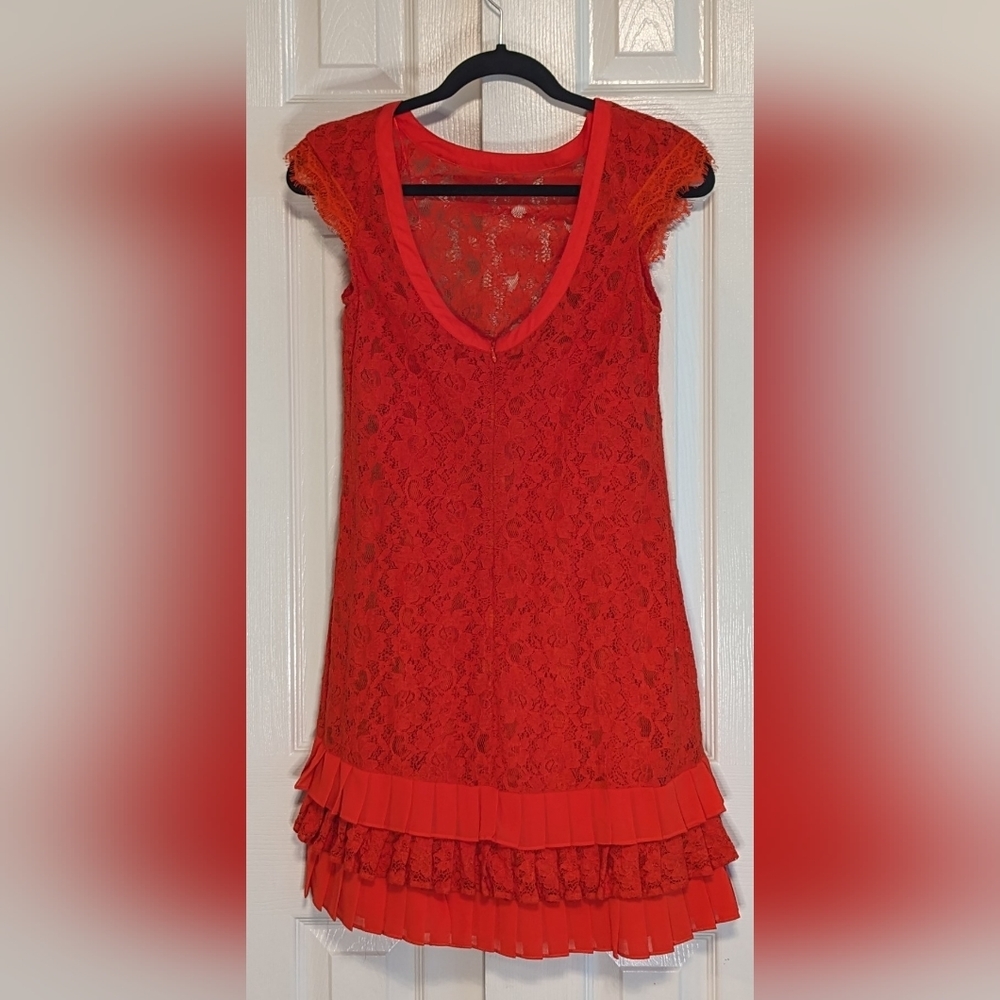 5/25 Jessica Simpson Tiered Hem Lace Dress